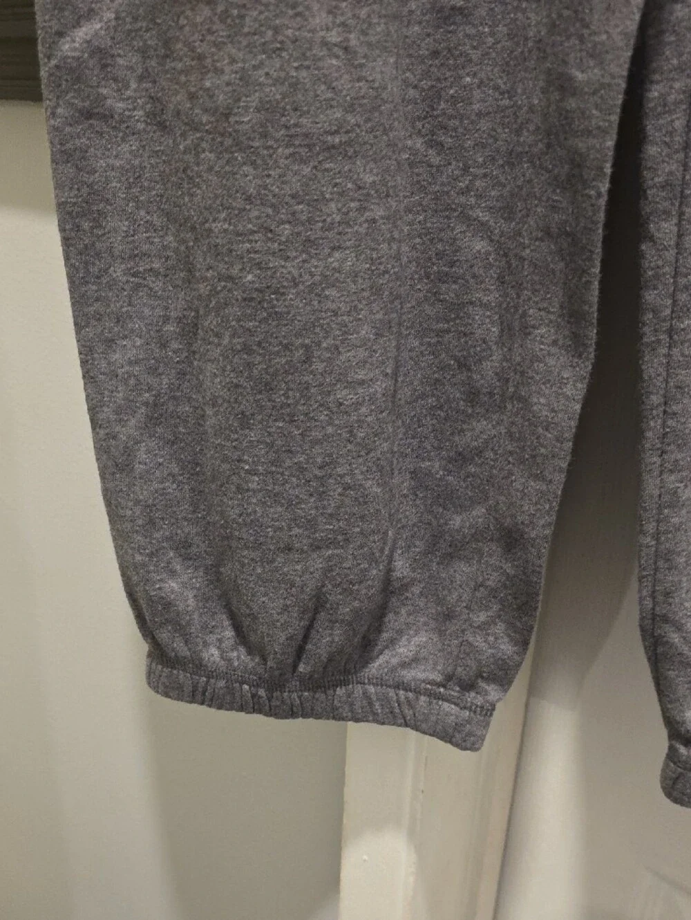 Nike Gray Fleece Joggers with Drawstring
